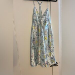 Slip dress, floral pattern